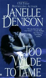 Cover of: Too Wilde to Tame (Wilde)
