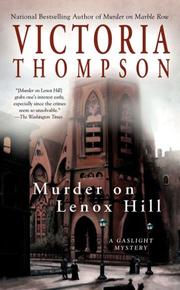 Cover of: Murder on Lenox Hill (Gaslight Mystery)