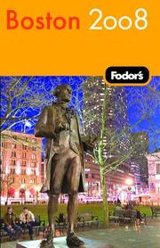 Cover of: Fodor's Boston 2008
