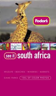 Cover of: Fodor's See It South Africa, 2nd Edition (Fodor's See It)
