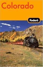 Cover of: Fodor's Colorado, 8th Edition by Fodor's