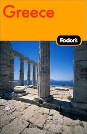 Cover of: Fodor's Greece, 8th Edition