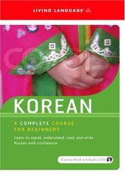 Cover of: Korean (World Languages)