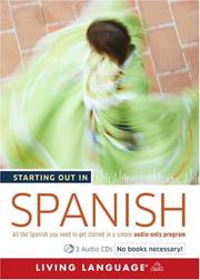 Cover of: Starting Out in Spanish (Living Language Series)