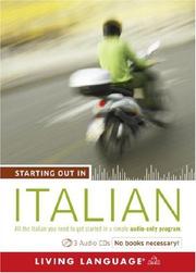 Cover of: Starting Out in Italian (Living Language Series) | Living Language