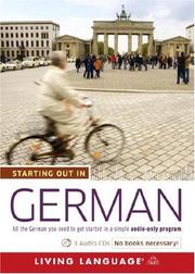 Cover of: Starting Out in German (Living Language)