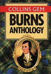 Cover of: Burns Anthology (Collins Gems)