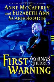 Cover of: First warning by Anne McCaffrey