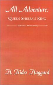 Cover of: All Adventure: Queen Sheeba's Ring (Essential Adventure Library)
