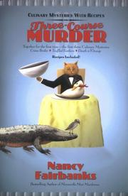 Cover of: Three-course murder