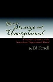 Cover of: The Strange and Unexplained