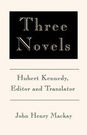 Cover of: Three Novels by John Henry MacKay