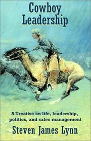 Cover of: Cowboy Leadership | Steven James Lynn