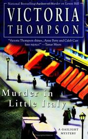 Cover of: Murder in Little Italy: a gaslight mystery
