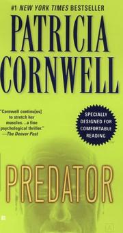 Cover of: Predator by Patricia Cornwell