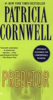 Cover of: Predator by Patricia Cornwell, Patricia Cornwell