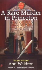 Cover of: A Rare Murder In Princeton (Princeton Murders)
