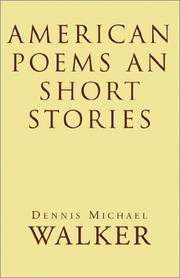 Cover of: American Poems an Short Stories