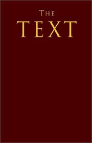 Cover of: The Text by Elijah