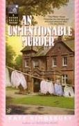 Cover of: An Unmentionable Murder (Last Hurrah for the WWII Manor House Mystery) by Kate Kingsbury