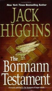 Cover of: The Bormann Testament by Jack Higgins