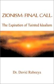 Cover of: Zionism: Final Call