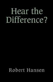 Cover of: Hear the Difference