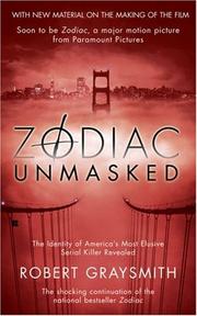 Cover of: Zodiac Unmasked by Robert Graysmith