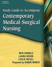Cover of: Sgd-Contemporary Med-Surg Nrsg by Kelly-Heidenthal, DANIELS
