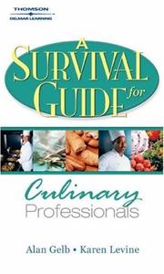 Cover of: A Survival Guide for Culinary Professionals