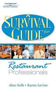 Cover of: A Survival Guide for Restaurant Professionals