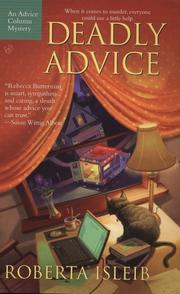 Cover of: Deadly Advice (Advice Column Mysteries)