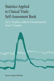 Cover of: Statistics Applied to Clinical Trials Self-Assessment Book