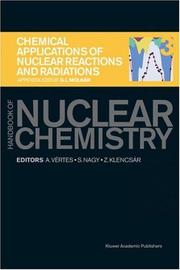 Cover of: Handbook of Nuclear Chemistry. Volume 3 by Attila Vertes, Sandor Nagy, Zoltan Klencsar