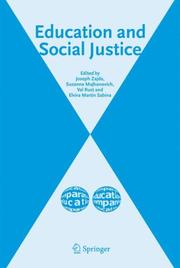 Cover of: Education and Social Justice by 