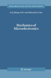 Cover of: Mechanics of Microelectronics (Solid Mechanics and Its Applications)