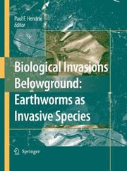 Cover of: Biological Invasions Belowground: Earthworms as Invasive Species