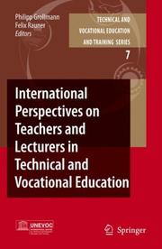 Cover of: International Perspectives on Teachers and Lecturers in Technical and Vocational Education (Technical and Vocational Education and Training: Issues, Concerns and Prospects)