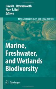 Cover of: Marine, Freshwater, and Wetlands Biodiversity Conservation (Topics in Biodiversity and Conservation) by 