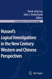 Cover of: Husserls Logical Investigations in the New Century: Western and Chinese Perspectives (Contributions To Phenomenology)