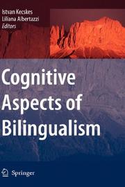 Cover of: Cognitive Aspects of Bilingualism