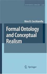 Cover of: Formal Ontology and Conceptual Realism by Nino B. Cocchiarella