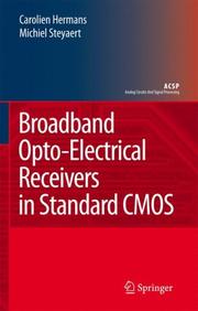 Cover of: Broadband Opto-Electrical Receivers in Standard CMOS (Analog Circuits and Signal Processing)