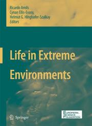 Cover of: Life in Extreme Environments by 