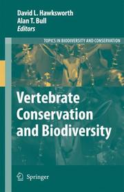 Cover of: Vertebrate Conservation and Biodiversity (Topics in Biodiversity and Conservation)