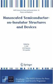 Cover of: Nanoscaled Semiconductor-on-Insulator Structures and Devices (NATO Science for Peace and Security Series B: Physics and Biophysics) by 