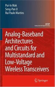 Cover of: Analog-Baseband Architectures and Circuits for Multistandard and Low-Voltage Wireless Transceivers (Analog Circuits and Signal Processing)