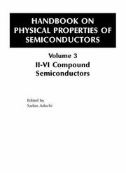 Cover of: Handbook of Physical Properties of Semiconductors