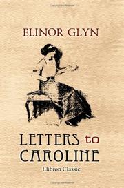 Cover of: Letters to Caroline