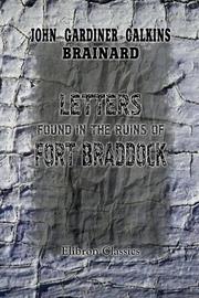 Cover of: Letters Found in the Ruins of Fort Braddock by John Gardiner Calkins Brainard